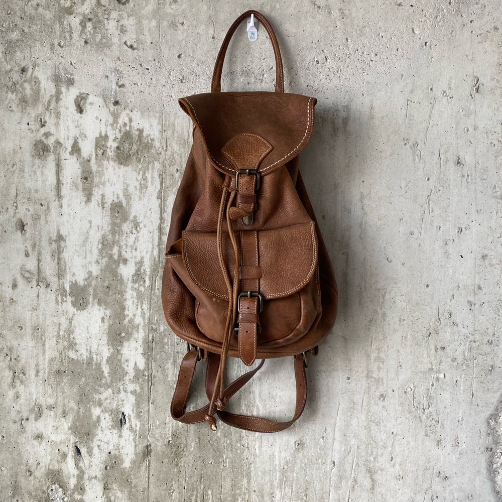 Roots Genuine Leather Backpack